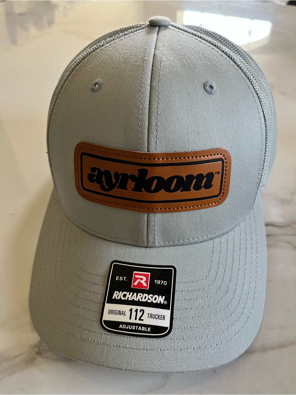 Ayrloom Richardson 112 Adjustable Trucker Hat - Light Gray